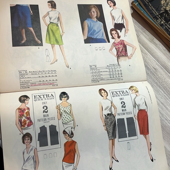 Butterick Home Catalog 500 fashions to sew spring 1965 - Picture 3 of 4